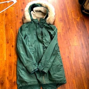 Versatile snow/ rain/ fall jacket!